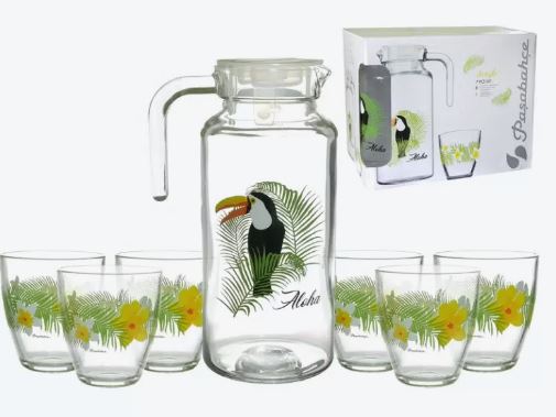 Набор Тукан Джангл Кувшин+6 стаканов95972 